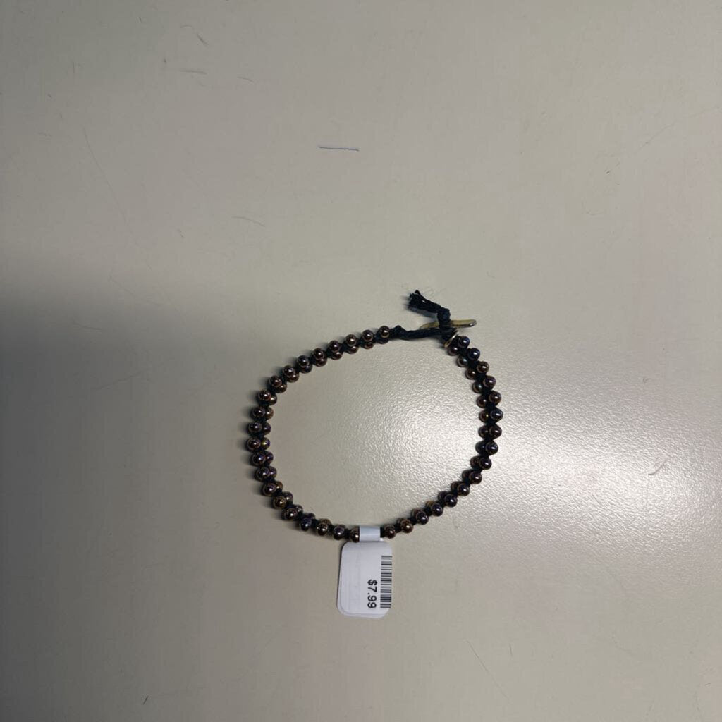 Beaded Cord Toggle Bracelet