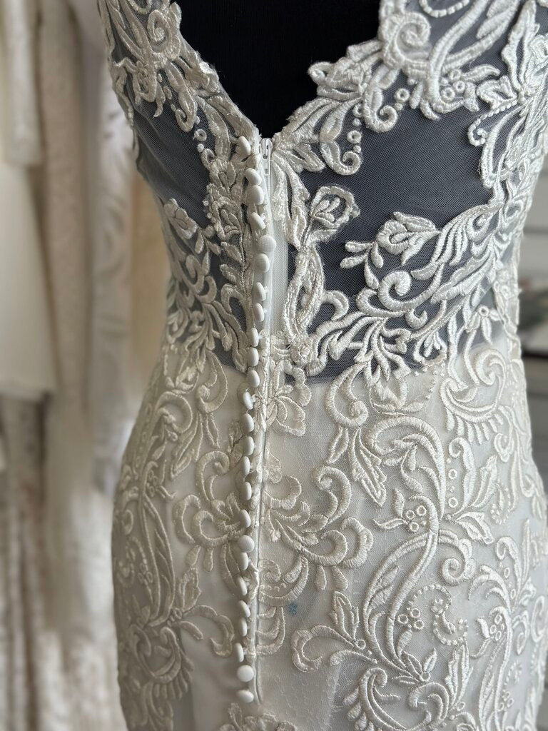 Stella York Ivory Lace Bridal Gown 14