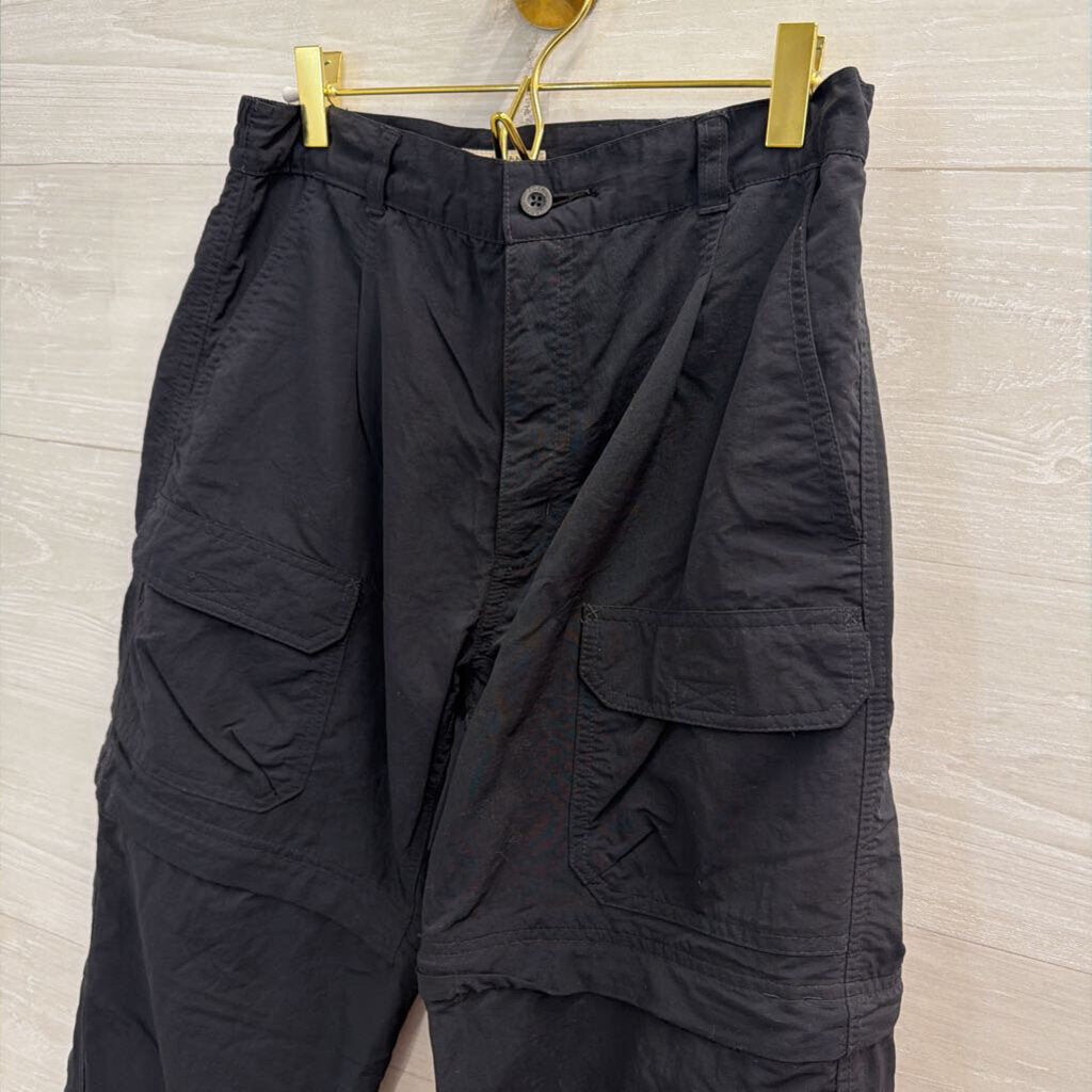 Royal Robbons Black Wide Leg Zip Off Cargo Pants 6