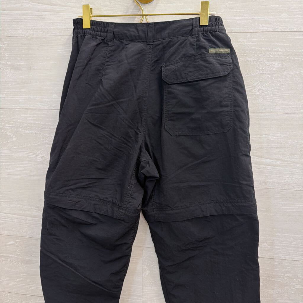 Royal Robbons Black Wide Leg Zip Off Cargo Pants 6