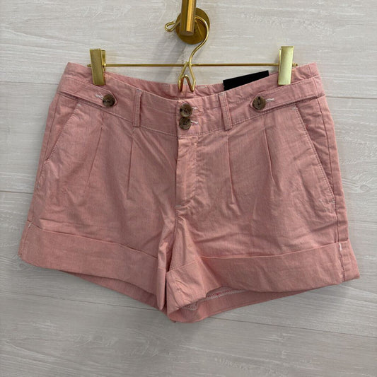 Banana Republic White/ Red Martin Fit Shorts 6