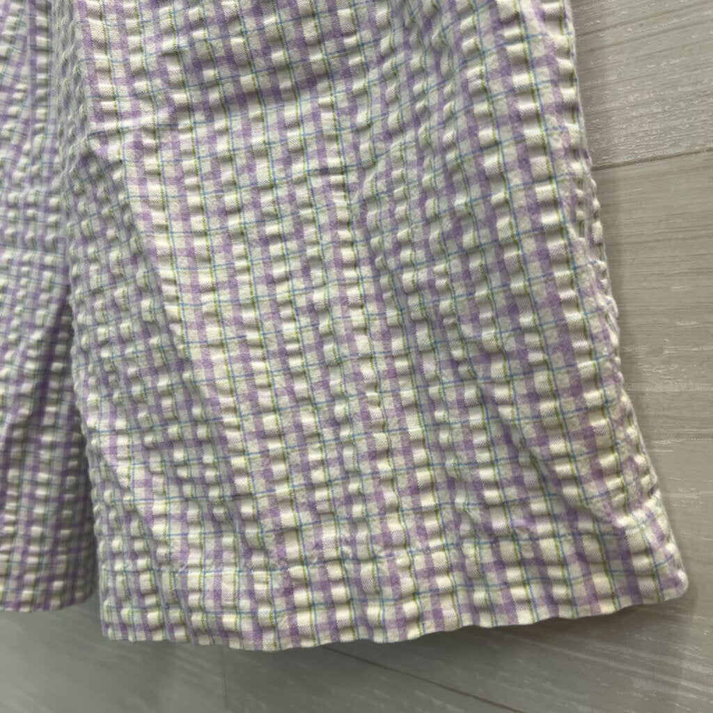 Vintage Karen Scott Purple Plaid Shorts 12