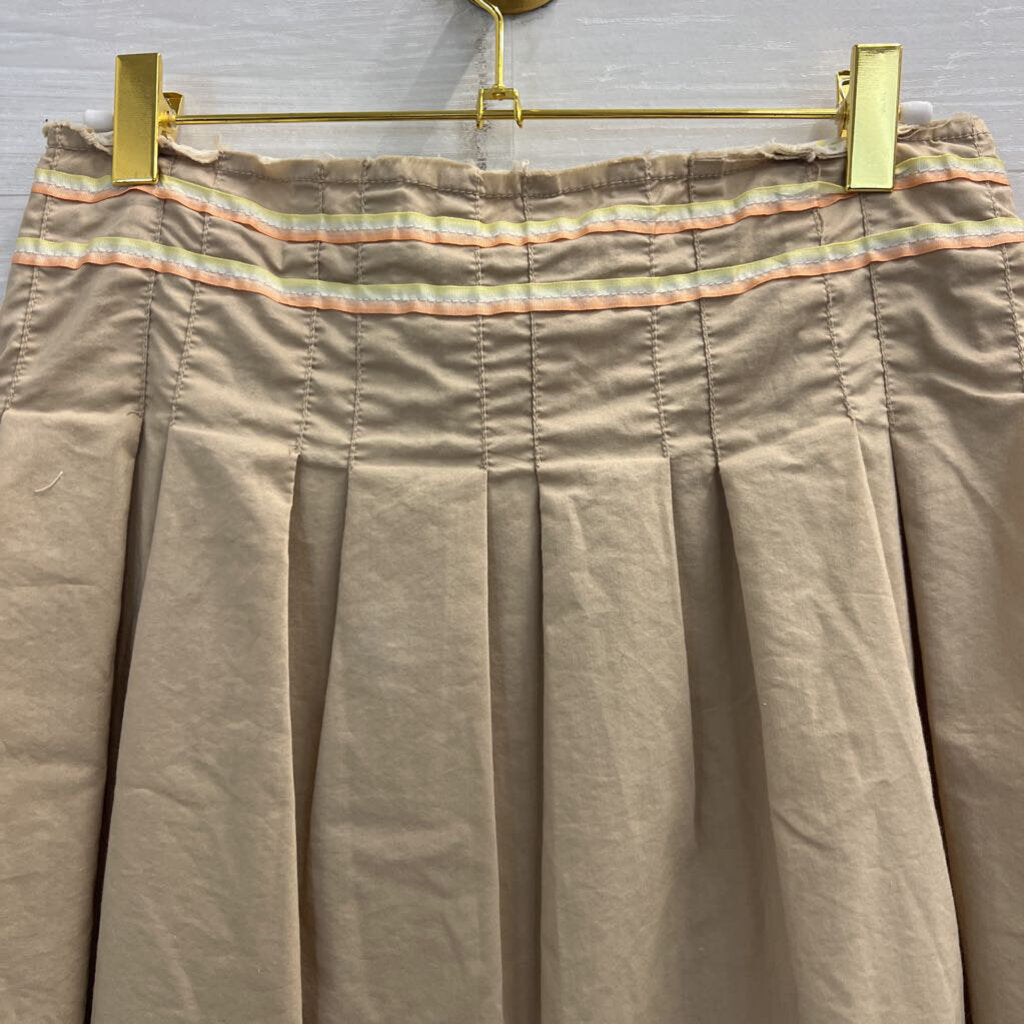 Vintage Old Navy Brown Tie Waist Midi Skirt 1