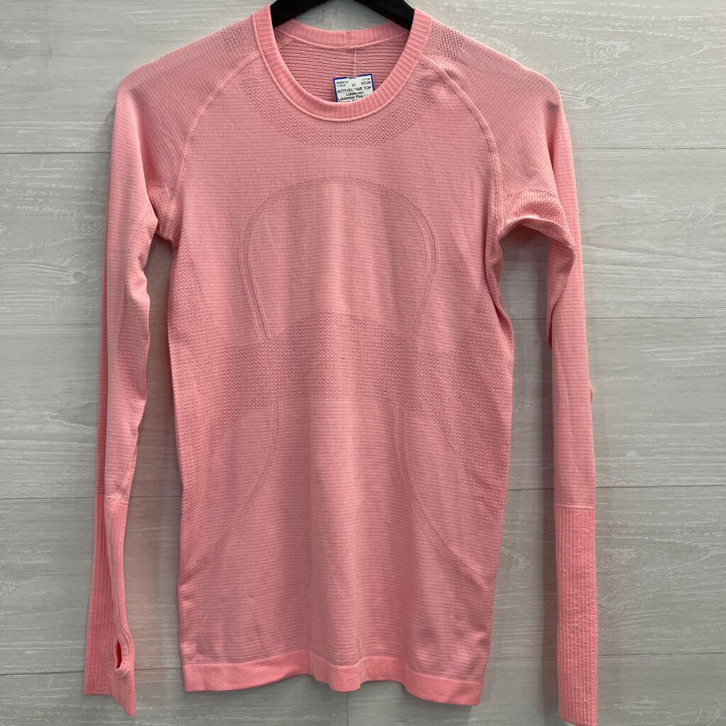 Lululemon Pink Long Sleeve Athletic Top 6