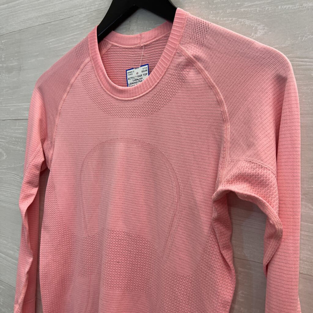 Lululemon Pink Long Sleeve Athletic Top 6