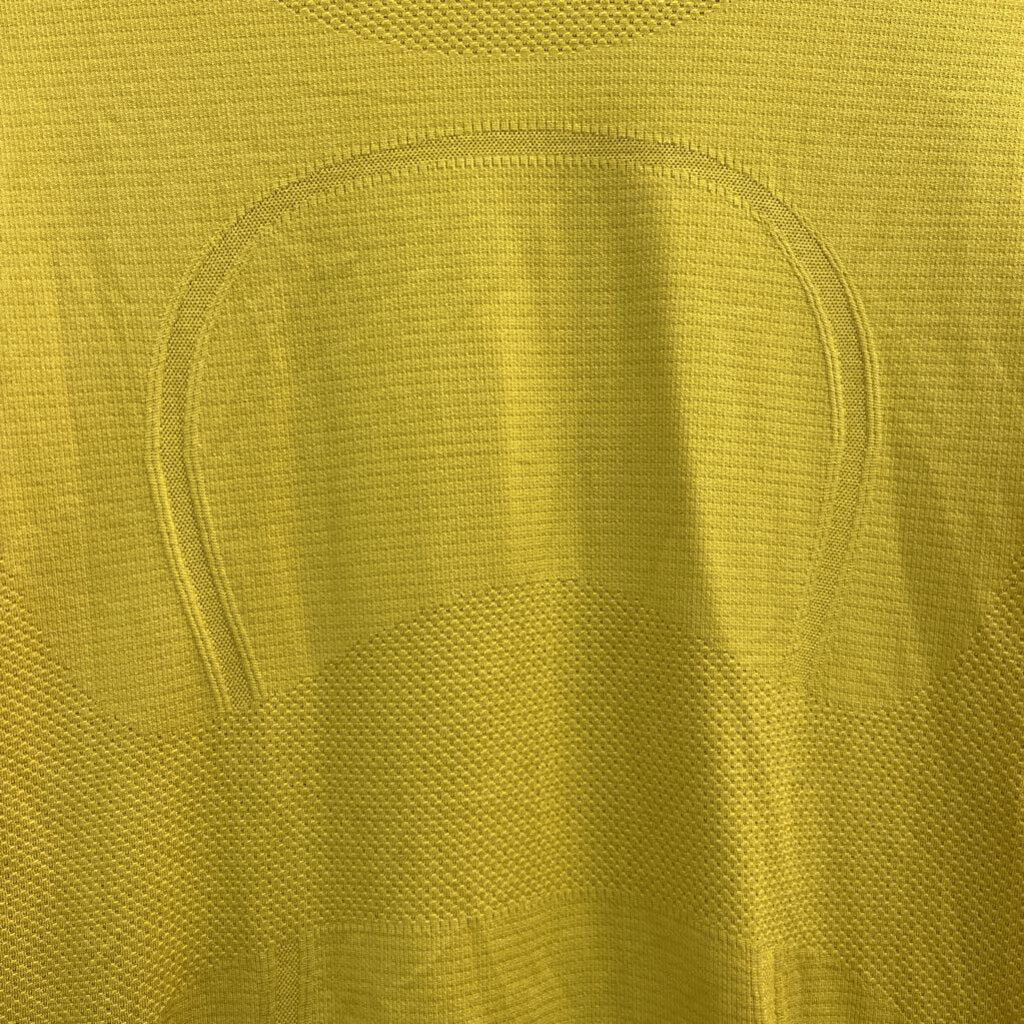 Lululemon Yellow Long Sleeve Athletic Top 8