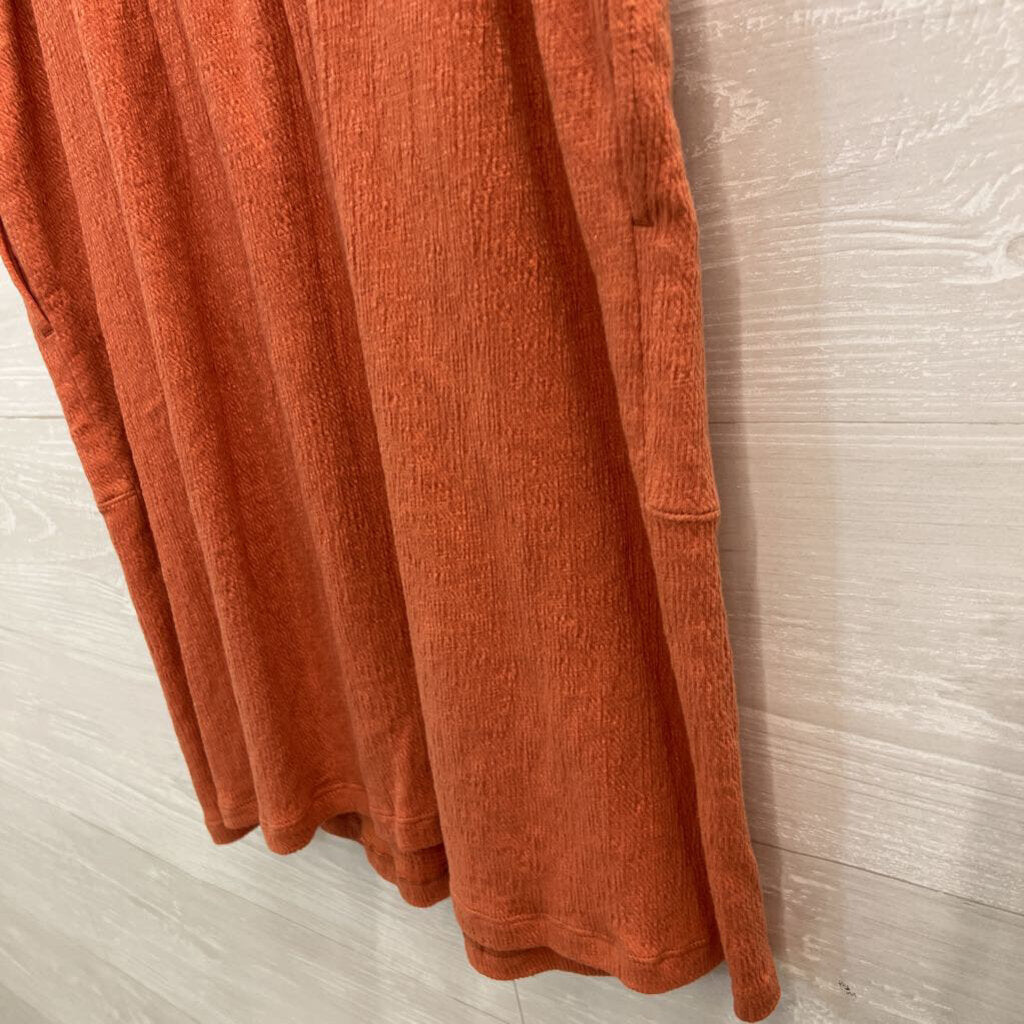 Richer Poorer Orange Textured Dress Small