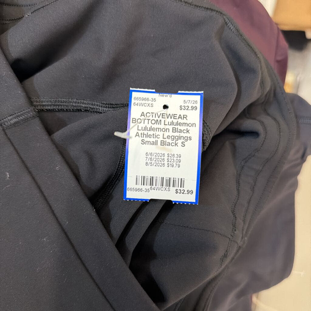 Lululemon Black Athletic Leggings Small