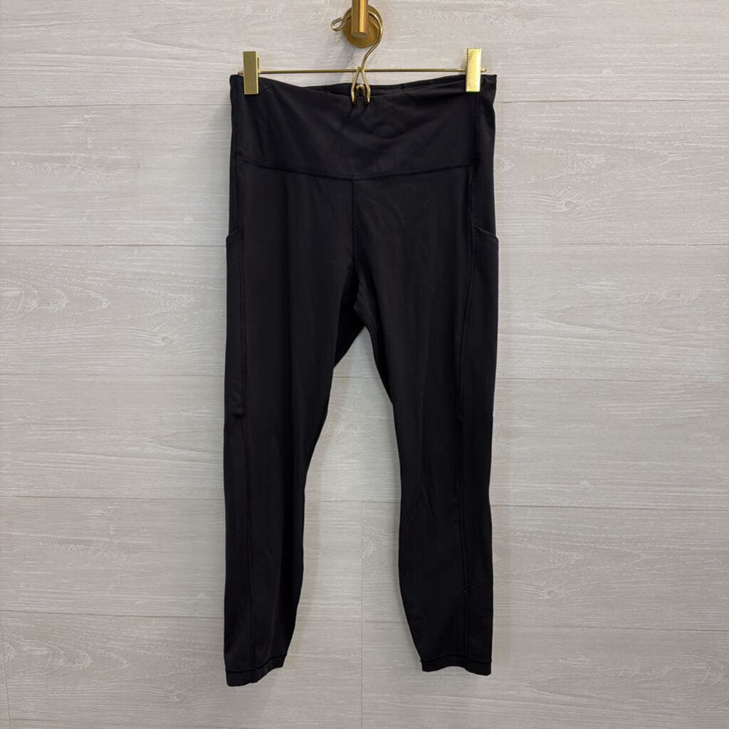Athleta Black Cropped Leggings Small