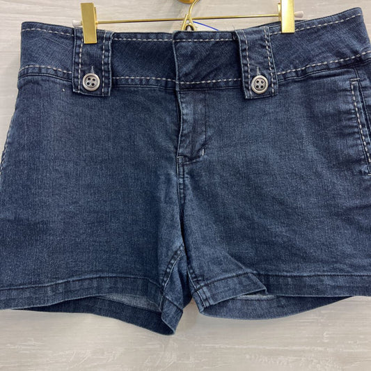 Beau Dark Wash Stretchy Denim Shorts 14