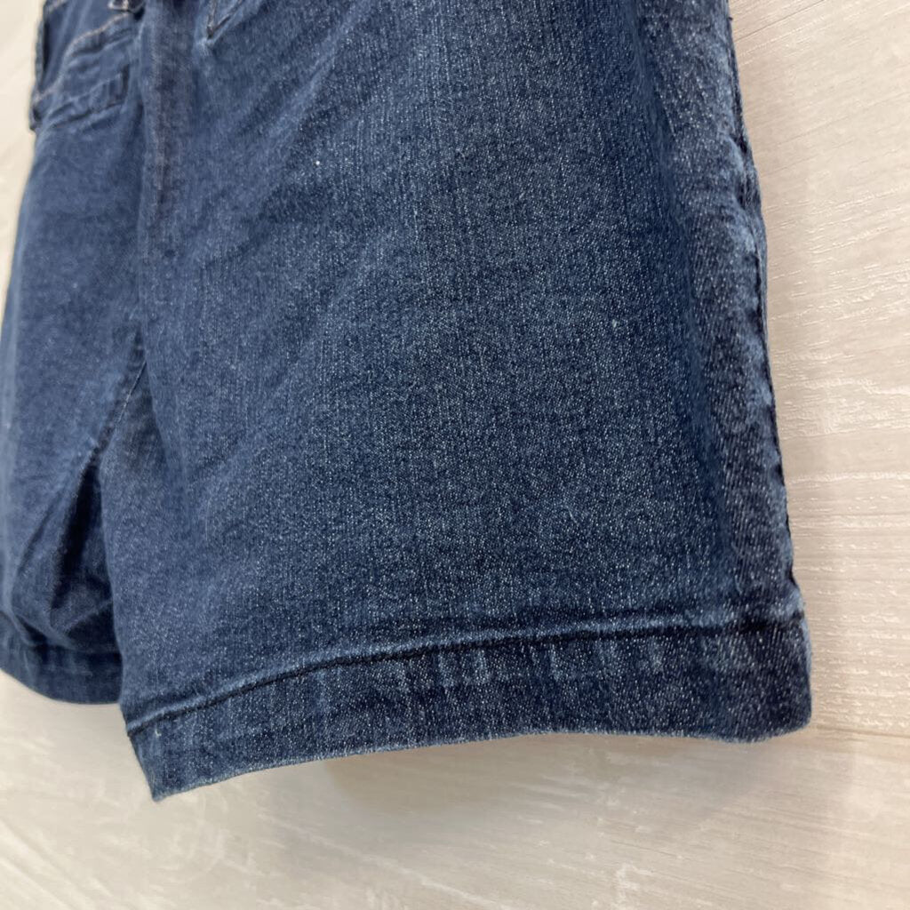 Beau Dark Wash Stretchy Denim Shorts 14