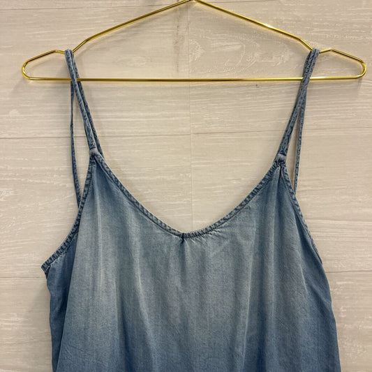 Cloth and Stone Blue Chambray Tank Top Small