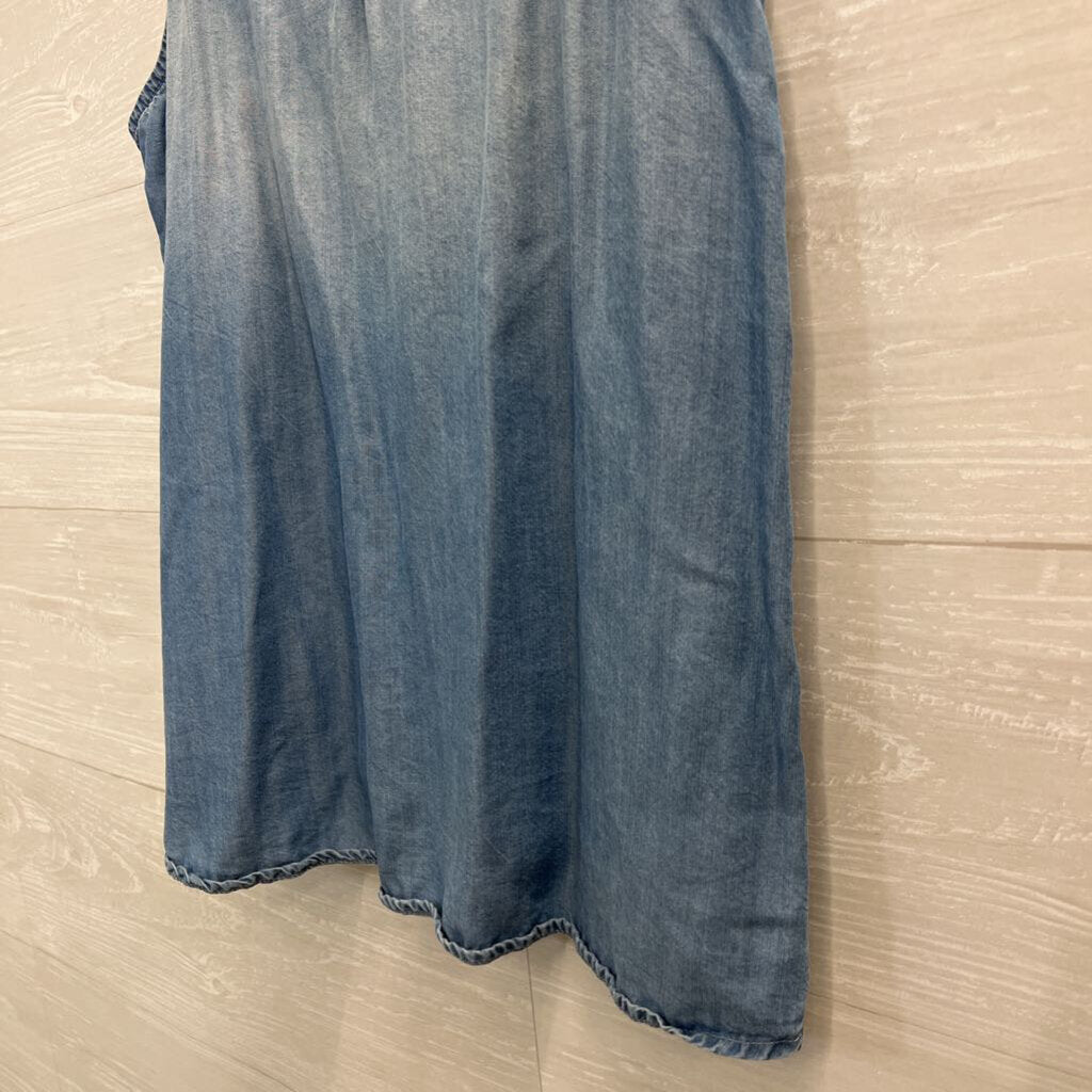 Cloth and Stone Blue Chambray Tank Top Small