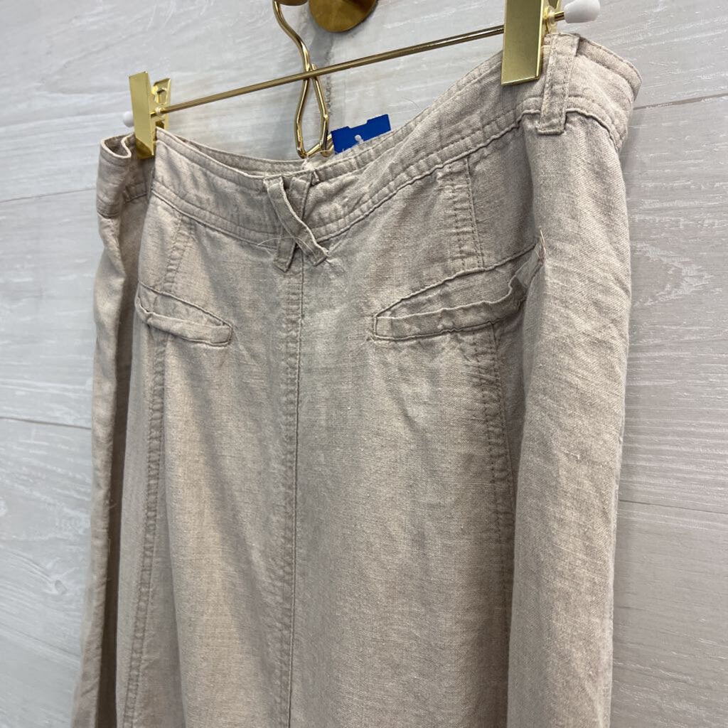 ecologie Brown 100% Linen Maxi Skirt 6