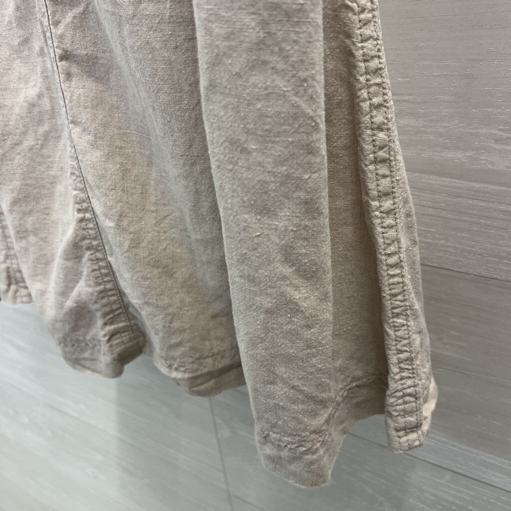 ecologie Brown 100% Linen Maxi Skirt 6