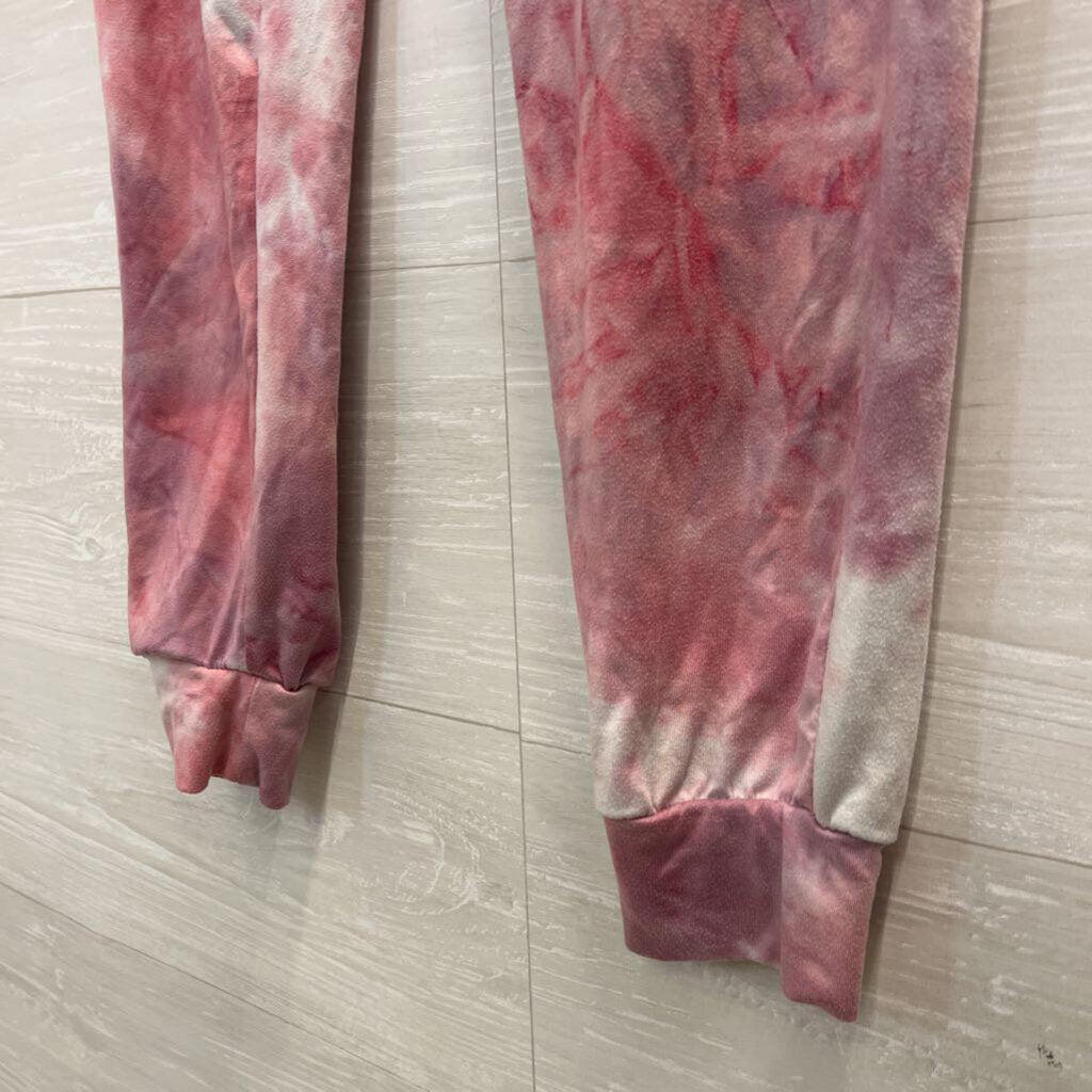 True Craft Pink Tie Dye Soft Jogger Lounge Pants Small
