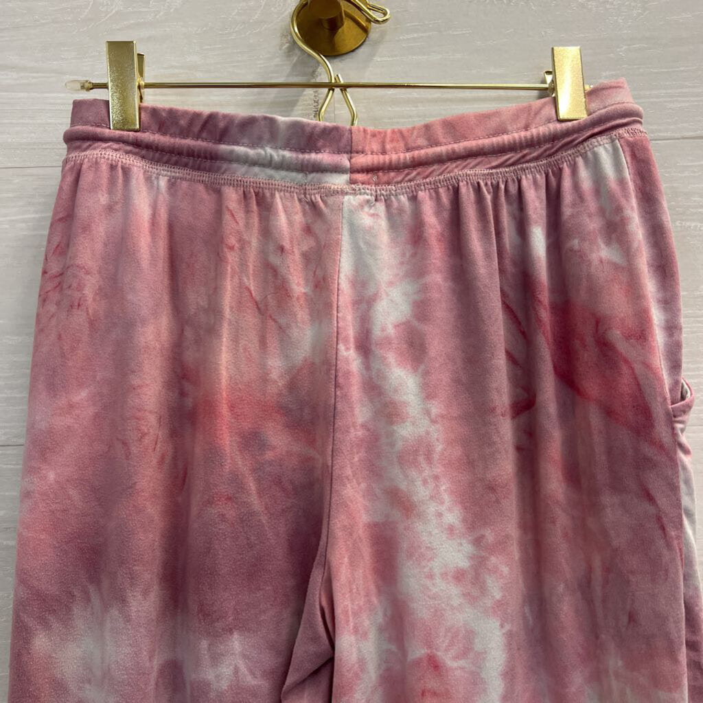 True Craft Pink Tie Dye Soft Jogger Lounge Pants Small