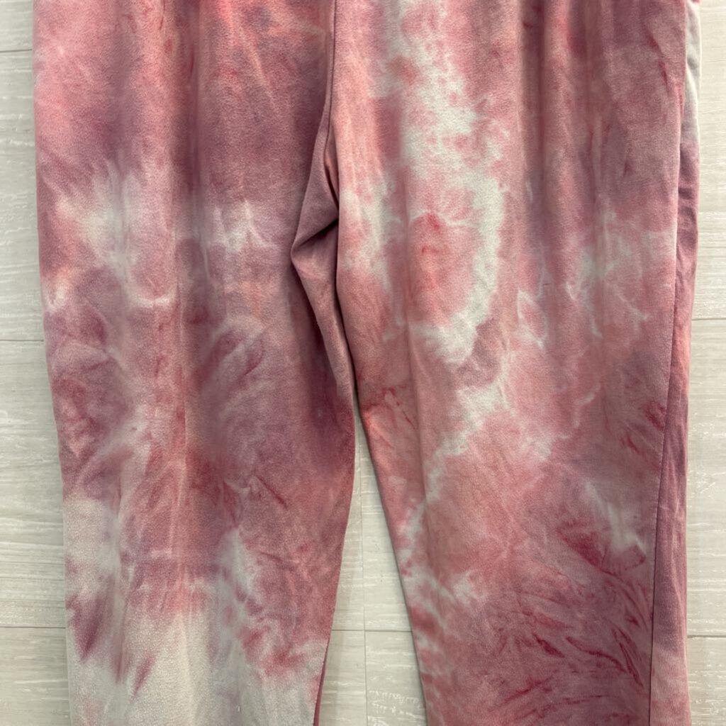 True Craft Pink Tie Dye Soft Jogger Lounge Pants Small
