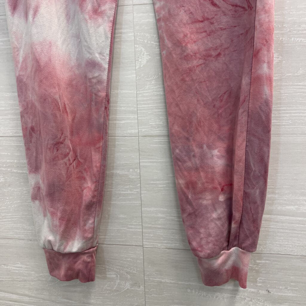 True Craft Pink Tie Dye Soft Jogger Lounge Pants Small