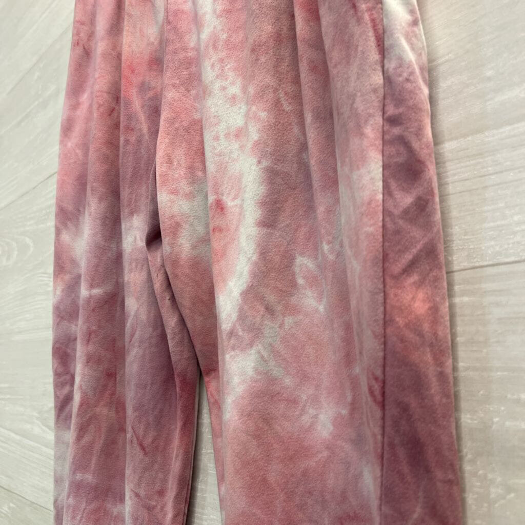 True Craft Pink Tie Dye Soft Jogger Lounge Pants Small