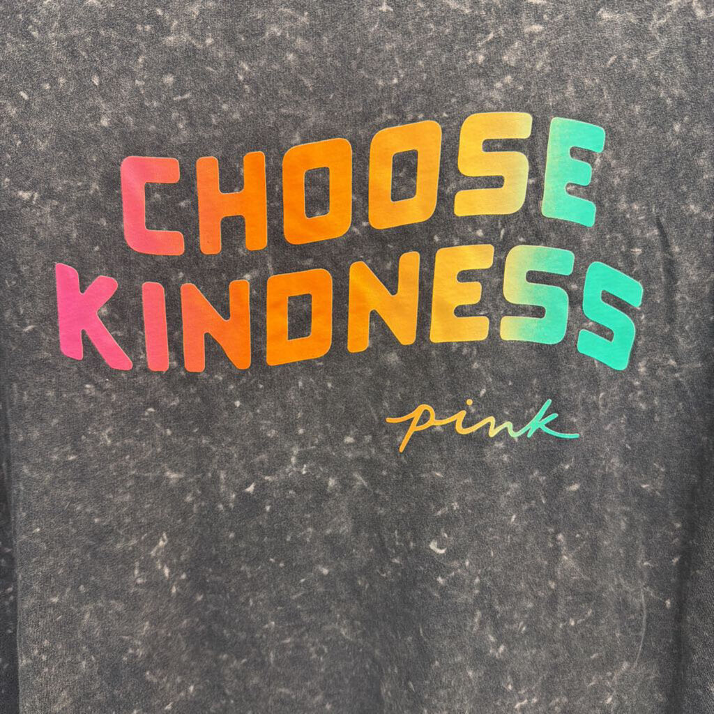 Pink Grey/ Multi Choose Kindness Short Sleeve Graphic Tee One Size