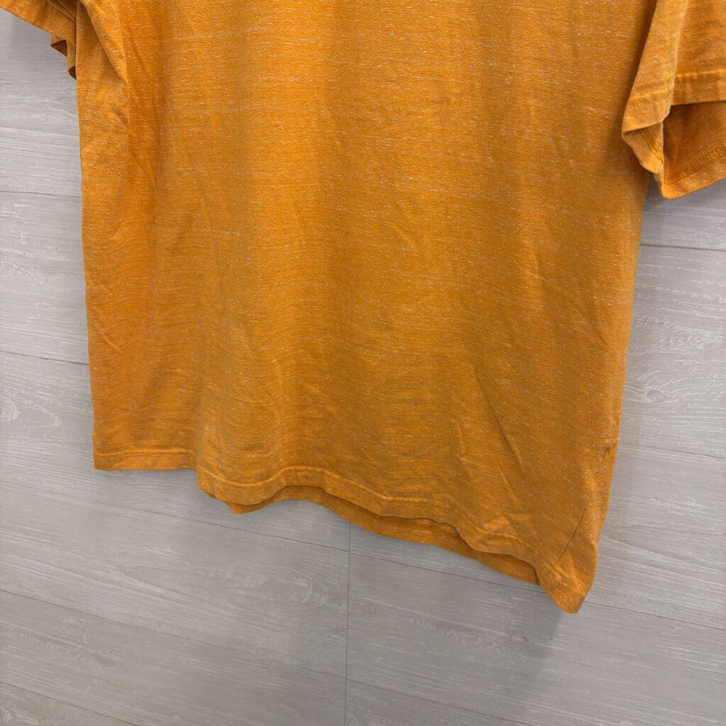 Carhartt Orange Short Sleeve Graphic Tee Large
