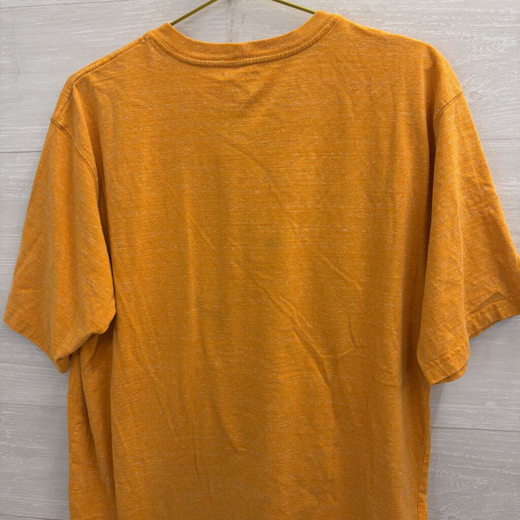 Carhartt Orange Short Sleeve Graphic Tee Large