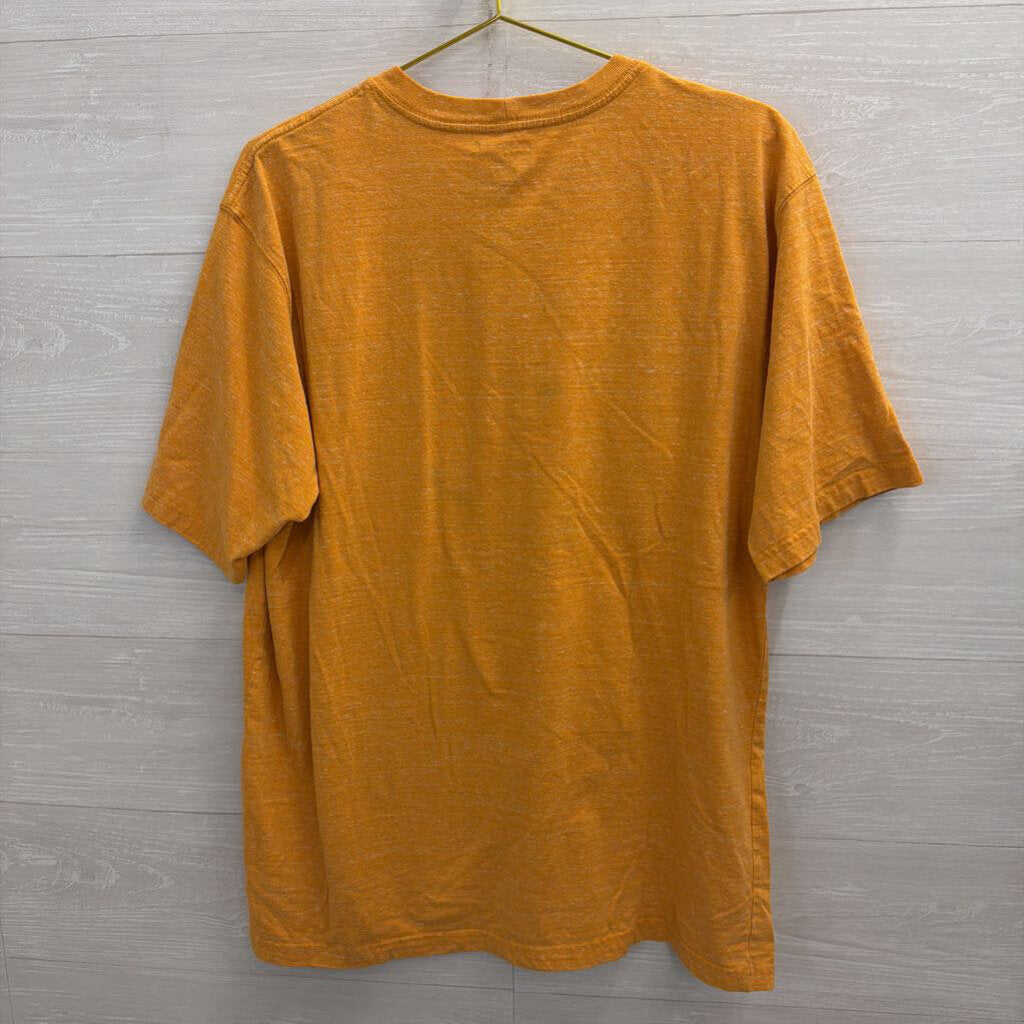 Carhartt Orange Short Sleeve Graphic Tee Large