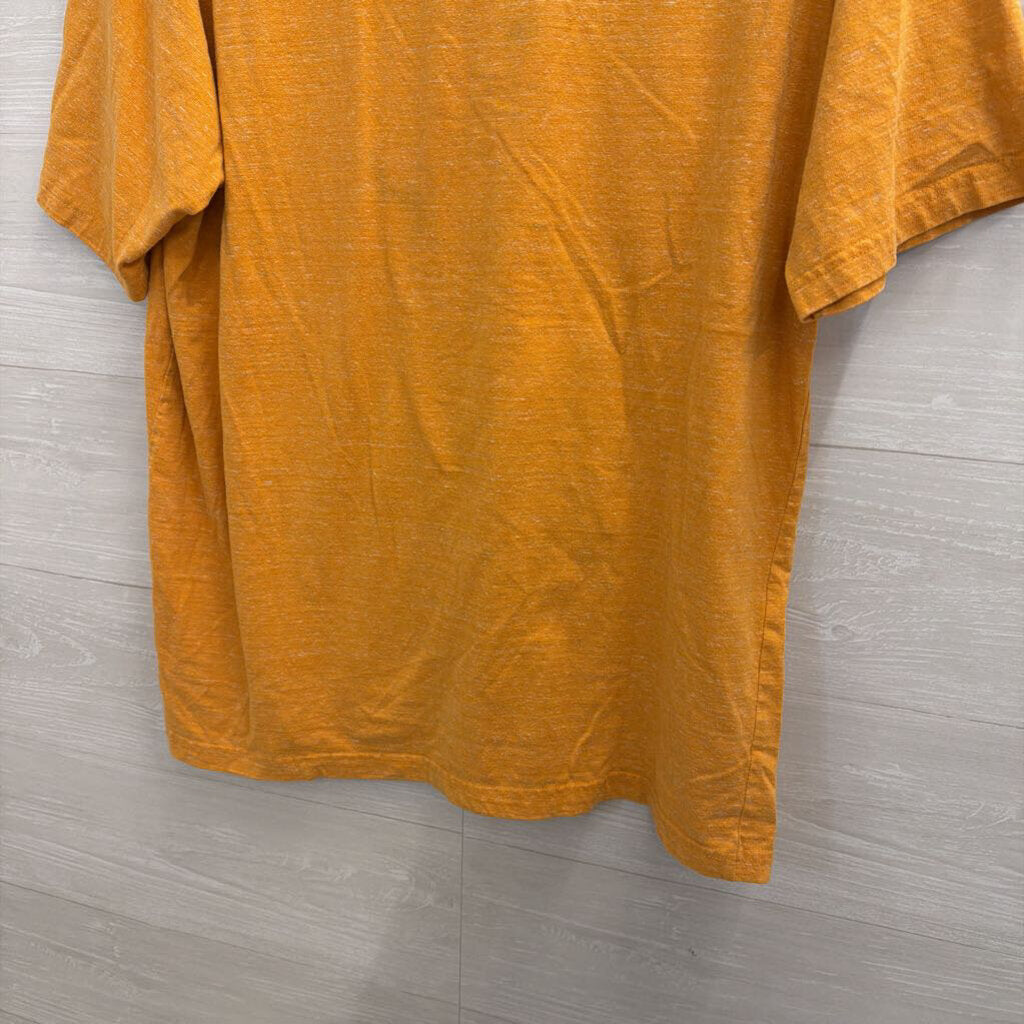 Carhartt Orange Short Sleeve Graphic Tee Large
