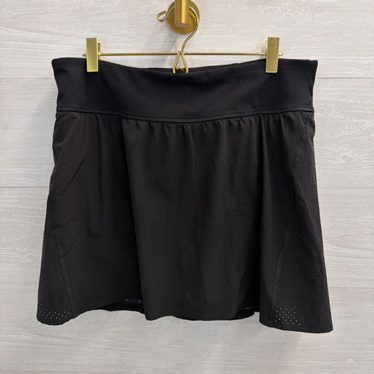 Spanx Black Athletic Skort Extra Large