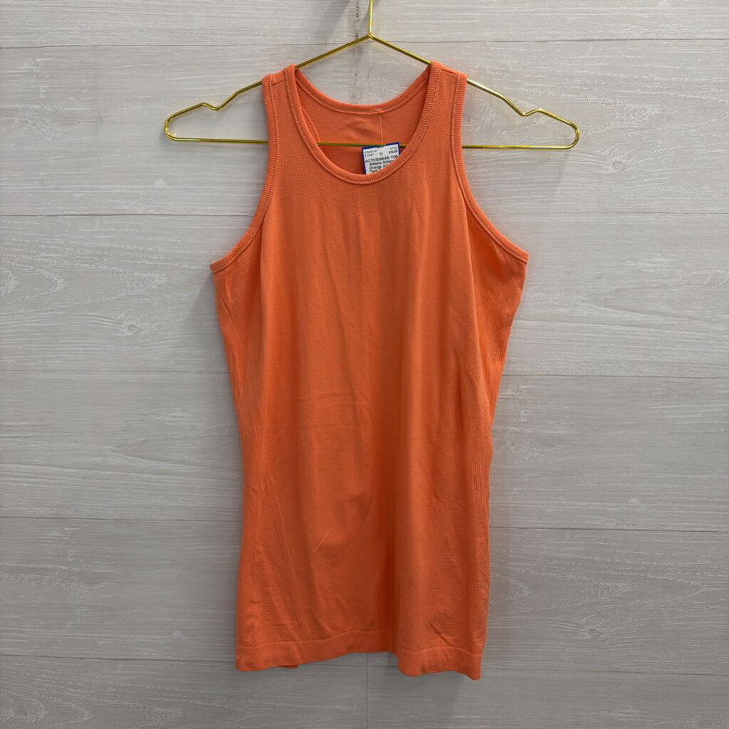 Athleta Orange Athletic Tank Top Large