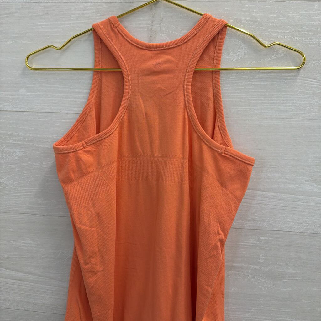 Athleta Orange Athletic Tank Top Large