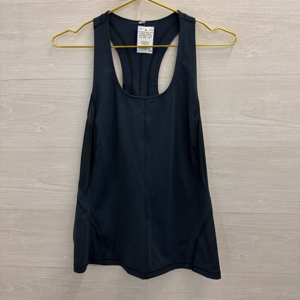 Athleta Teal Athletic Tank Top Large