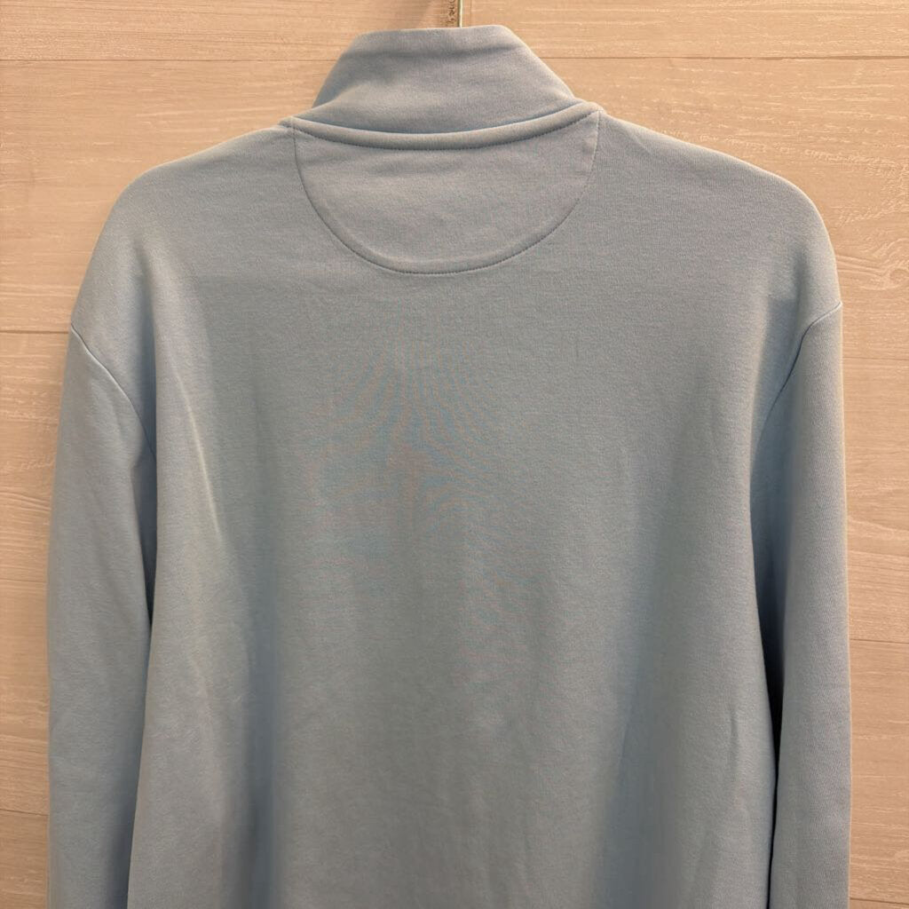 Vineyard Vines Blue Quarter Zip Pullover Medium