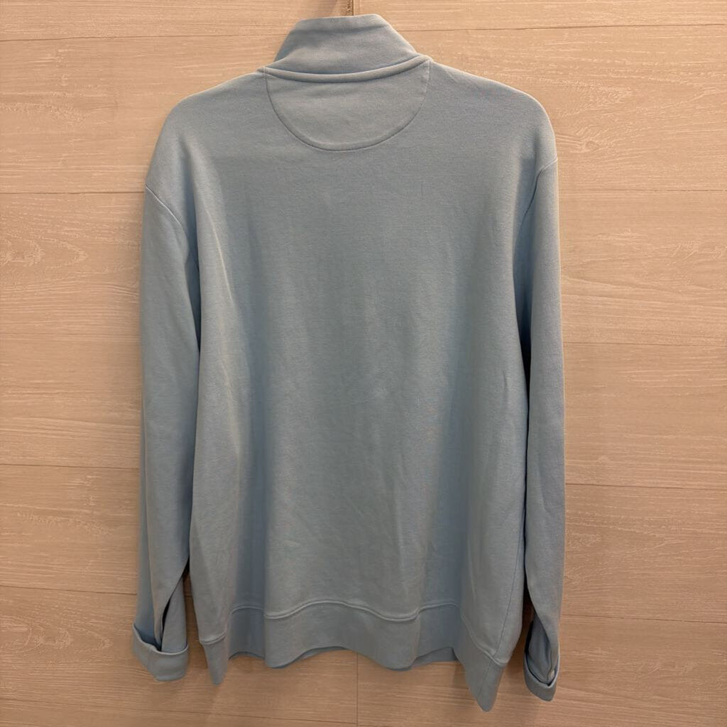 Vineyard Vines Blue Quarter Zip Pullover Medium