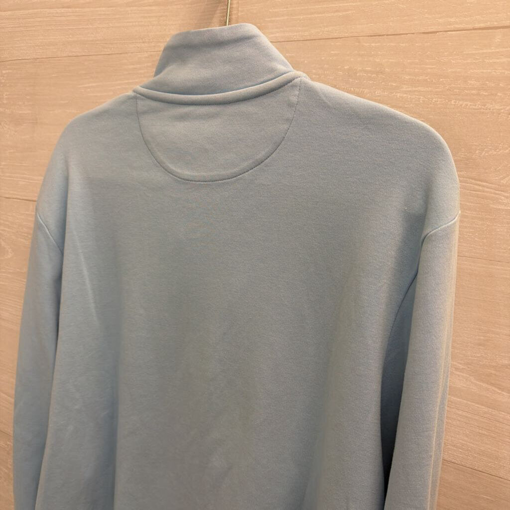 Vineyard Vines Blue Quarter Zip Pullover Medium