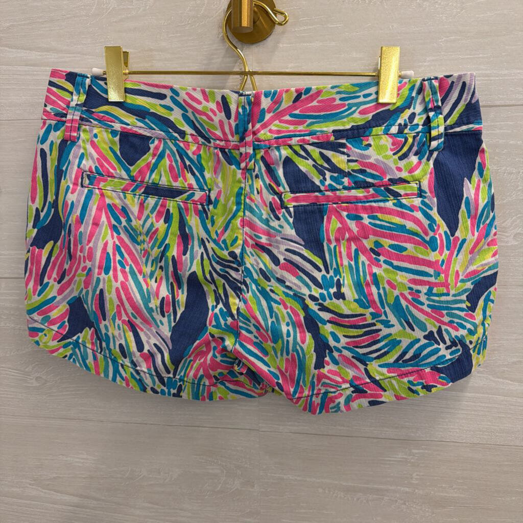 Lilly Pulitzer White/ Multi Print The Walsh Shorts 6