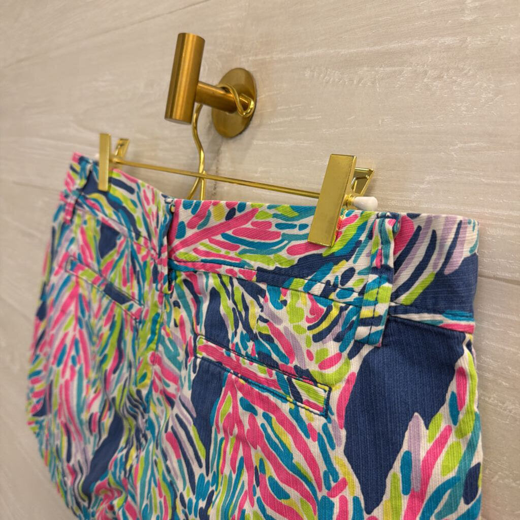 Lilly Pulitzer White/ Multi Print The Walsh Shorts 6