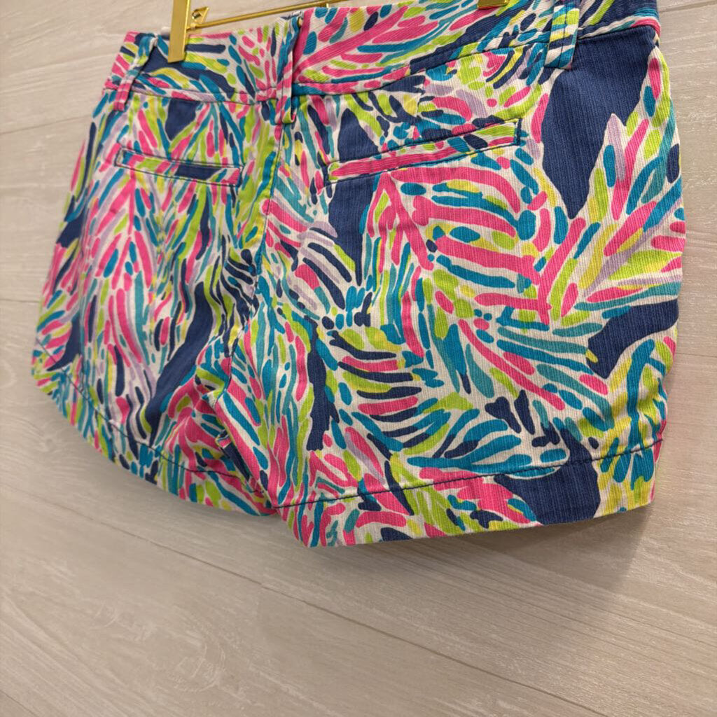 Lilly Pulitzer White/ Multi Print The Walsh Shorts 6