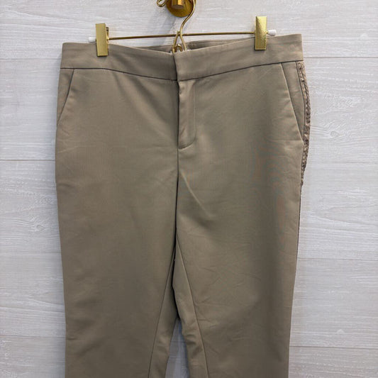 Ecru Brown Side Stripe Pants 6