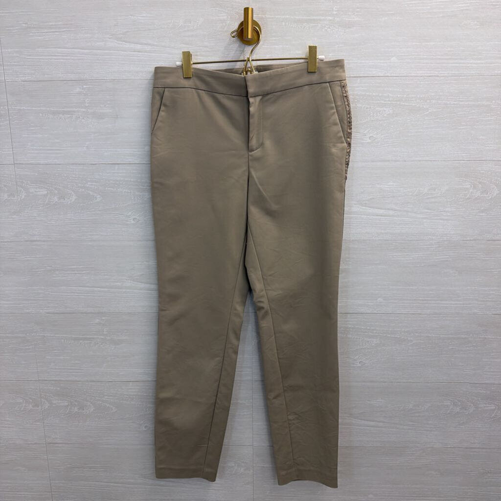 Ecru Brown Side Stripe Pants 6