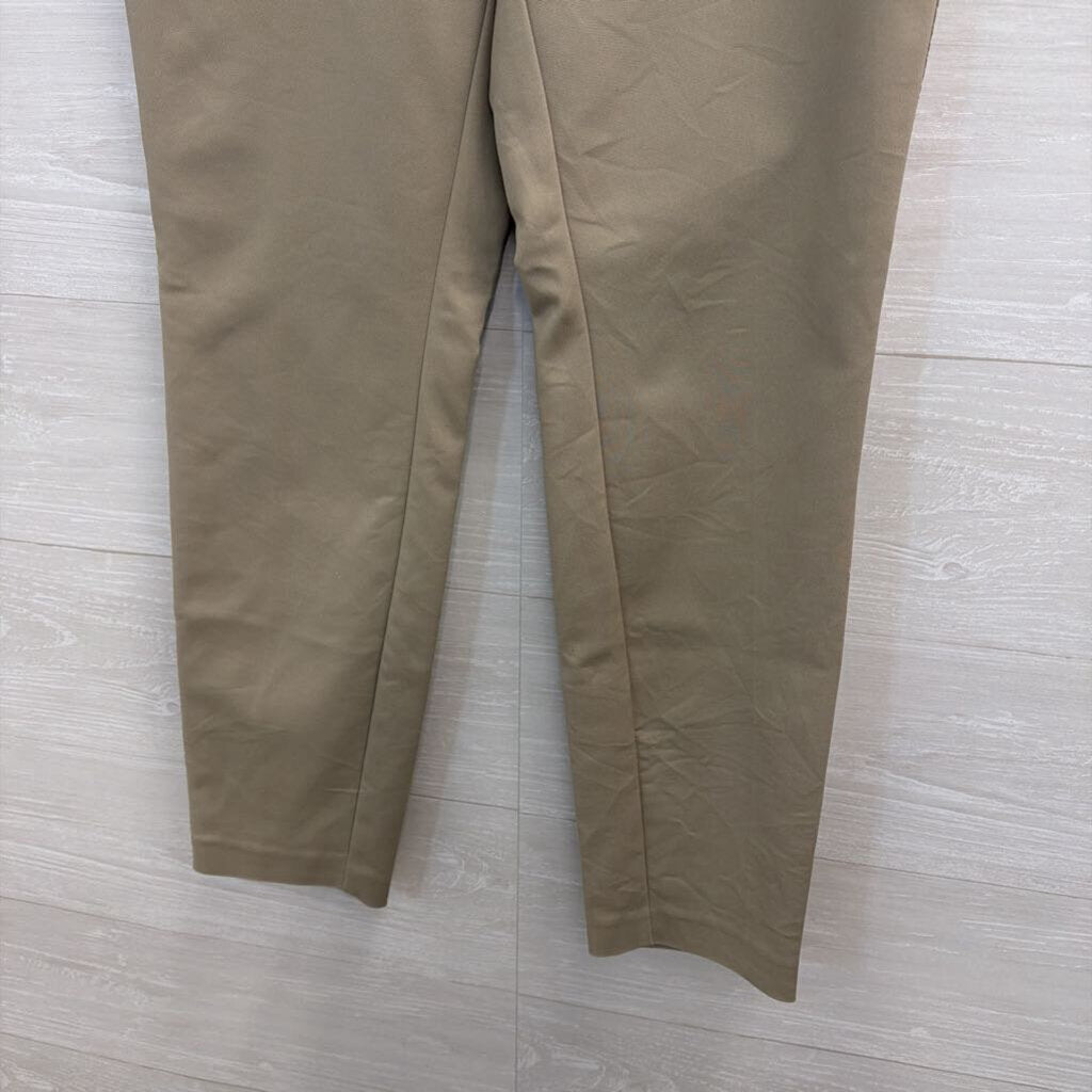 Ecru Brown Side Stripe Pants 6