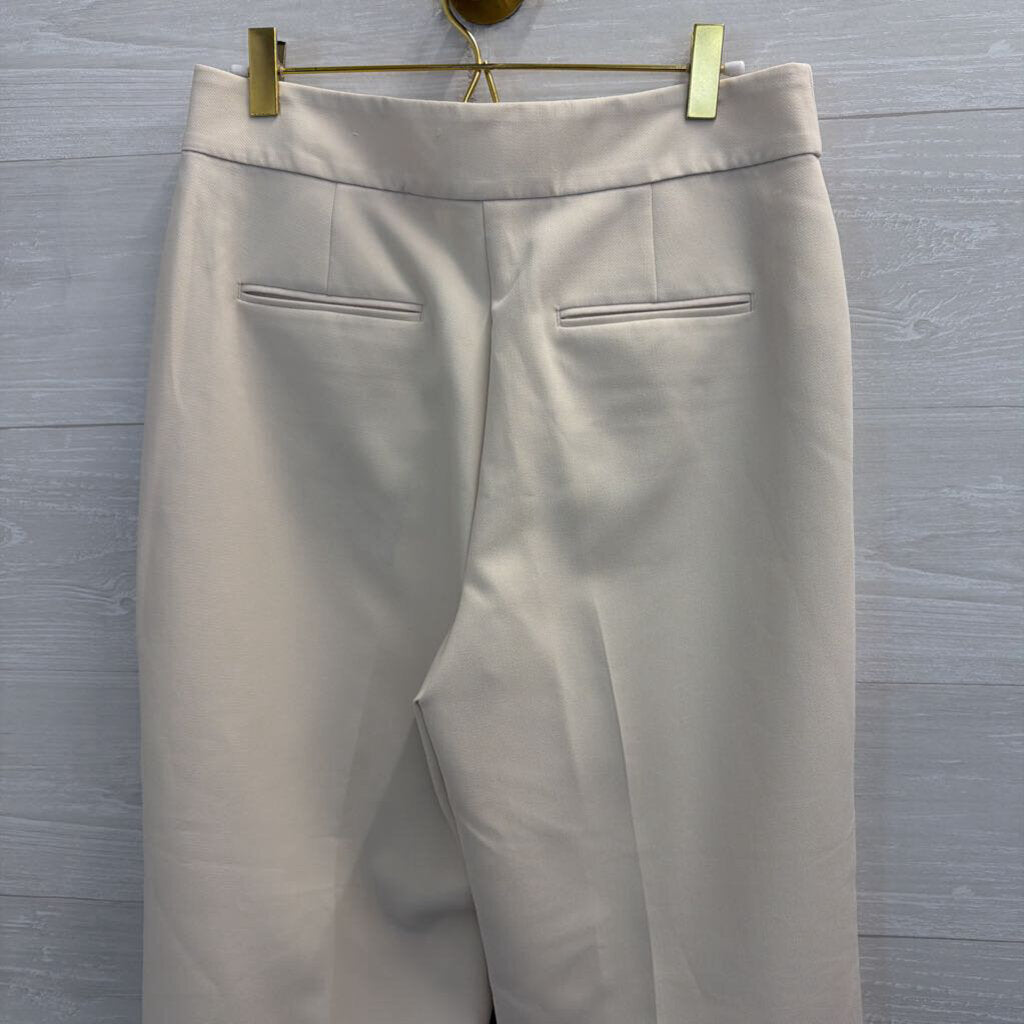 Ann Taylor Cream Wide Leg Trouser Pants 4