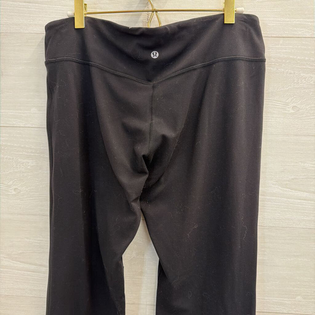 Lululemon Black Flare Leggings 12