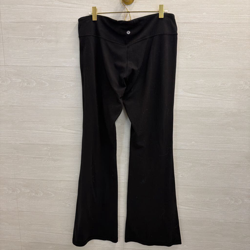 Lululemon Black Flare Leggings 12