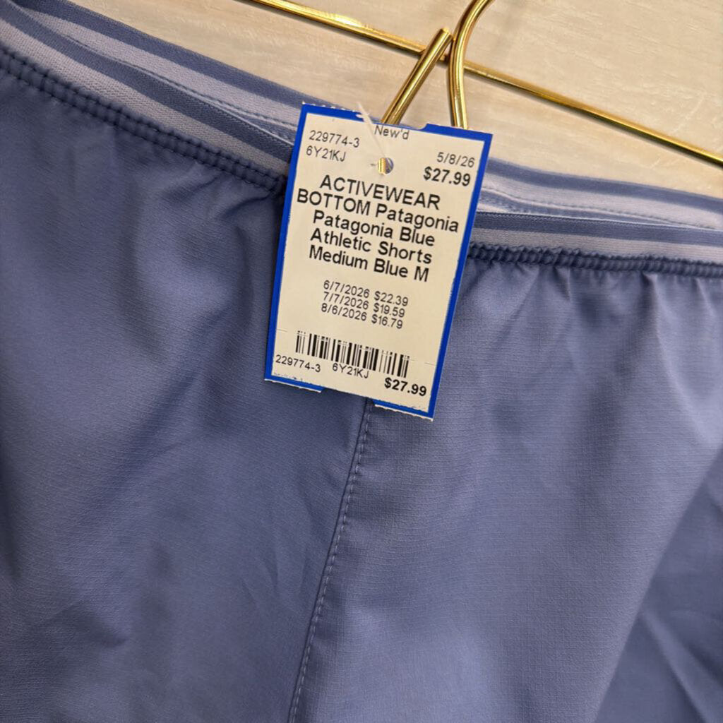 Patagonia Blue Athletic Shorts Medium