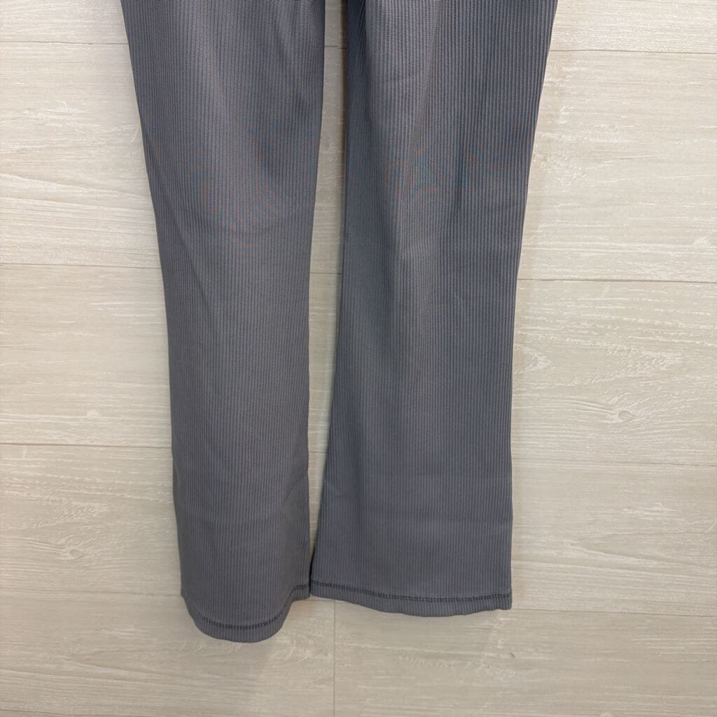Athleta Blue Elation Rib Crop Flare Leggings Small