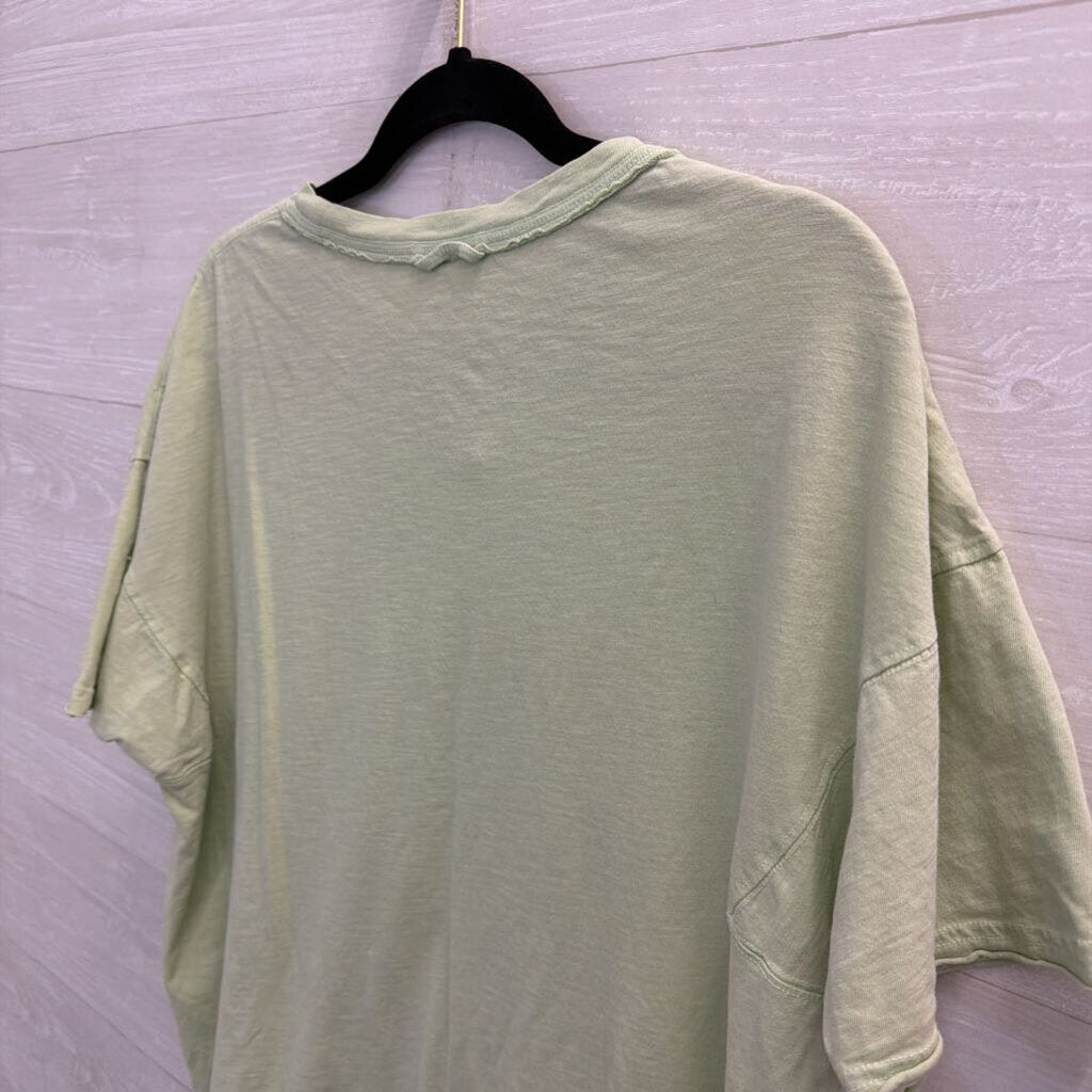 Aerie Green/ Multi Never a Bummer in the Summer Short Sleeve Graphic Tee Medium