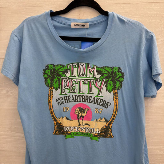 Day Dreamer Blue/ Multi Tom Petty Short Sleeve Graphic Tee Medium