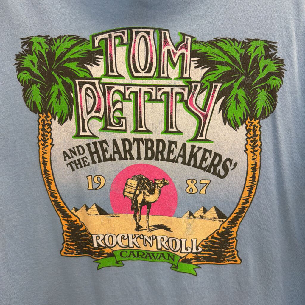 Day Dreamer Blue/ Multi Tom Petty Short Sleeve Graphic Tee Medium